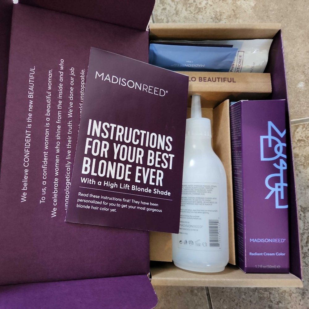 Madison Reed Hair Color blonde ANCONA HIGH LIFT NATURAL 11VA Kit New In Box